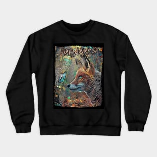 Enchanted Fox & His Faithful Butterfly Crewneck Sweatshirt